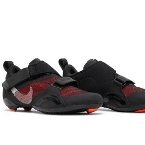 Nike New Womens Size 5.5 Superrep Cycle in Black Hyper Crimson Shoes